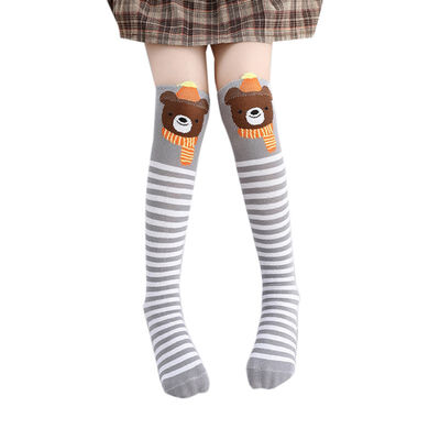 

2-12Y Kids Cartoon Cute Cotton Socks Bear Animal Baby Cotton Socks Knee High Long Leg Warmers Socks Boy Girl Children Socks