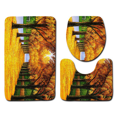 

〖Follure〗3pcs Non-Slip Bath Mat Bathroom Kitchen Carpet Doormats Decor