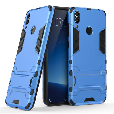 

for Huawei Honor 8C BKK-AL10 BKK-TL00 WIERSS Shockproof Hard Phone Case for Huawei Honor Play 63 COR-L29 Armor Case Back Cover