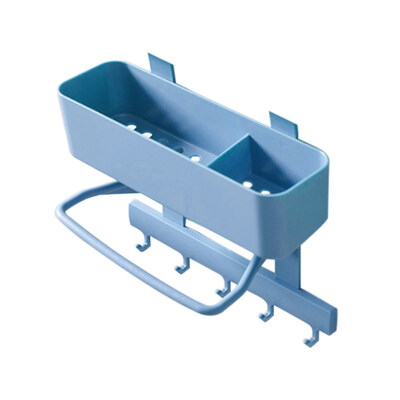 

Kitchen Sink Sponge Brush Duster Cloth Storage Rack Soap Holder Hooks Organizer