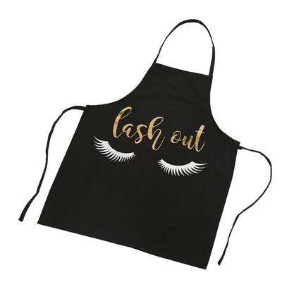 

Brief Style Kitchen Apron Modern Fashion Hot Eyebrow Printed Stamping Housework Cleaning Apron Daily Necessities for Home