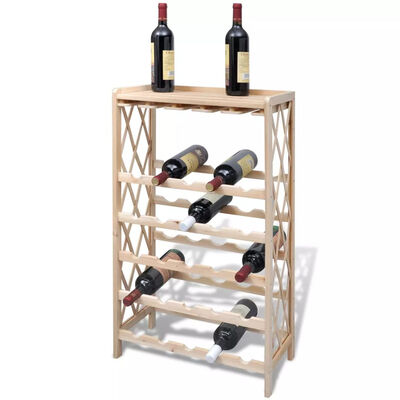 

Wine Rack for 25 Bottles Wood