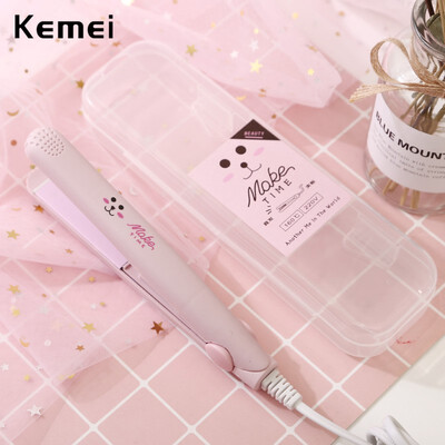 

Mini Steam flat Hair iron hair straightener Curler Straightening steampod Cute Professional Curling Hair irons