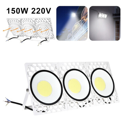 

IP65 Waterproof 150W COB SMD LED Flood Light Outdoor Engineering Light Garden Street LightAC110V220V