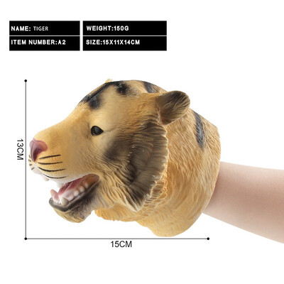 

Siaonvr Simulation Animal Head Model Hand Puppet Toy Doll Gloves Baby Child Gift