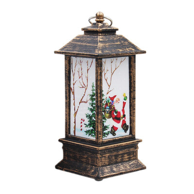 

Christmas Outdoor Lights Decoration Vintage Candle LED Tea Light Flame Lamp Fireless Candles Holiday Hanging Ornaments Gifts