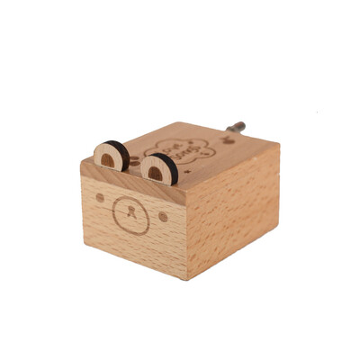 

Gobestart Wooden Hand Music Box Crafts Retro Birthday Gift Home Decoration Accessoriies