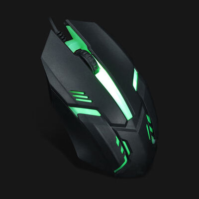 

USB Wired Gaming Mouse 1200 DPI E-Sports Game RGB Glowing Optical Corded Mice