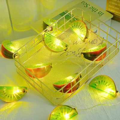 

15M 10 LEDs String Lights Copper Wire Battery Operated Artificial Fruit Design Decorative Fairy Light For Party Home Decoration