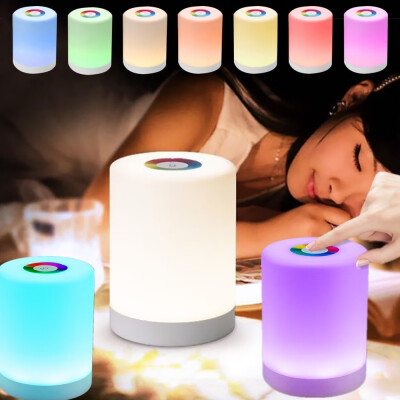 

LED Night Light Smart Bedside Table Lamp Touch Control Dimmable