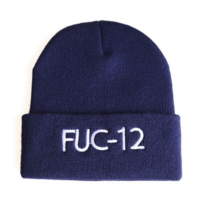 

redCherry Singer Billie Eilish Embroidery Skull Beanie Hat Hip Hop Knitted Warm Winter Hat