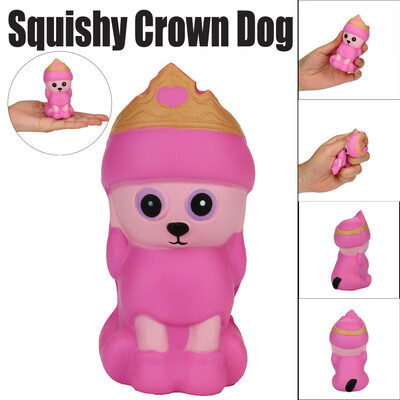

YIWULASqueeze Crown Dog Cream Bread Scented Slow Rising Toys Phone Charm Gifts