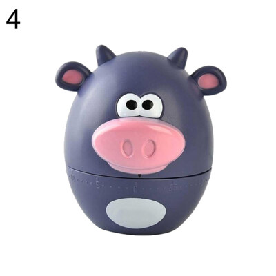 

Cartoon Cow Bear Animal Plastic Cooking Timer 55 Min Alarm Clock Kitchen Tool