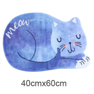 

Entrance Carpet Cat Style Door Mat Entrance Carpet 60 x 40 cm Non-slip Absorbent