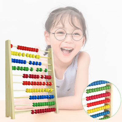 

YIWULAKids Wooden Bead Abacuss Counting Frame Educational Learn Maths Toy