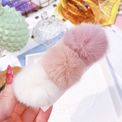 

Children Fashion Headwear Cute Hairpin Baby Girls Hair Clips Kids Pompon Barrettes