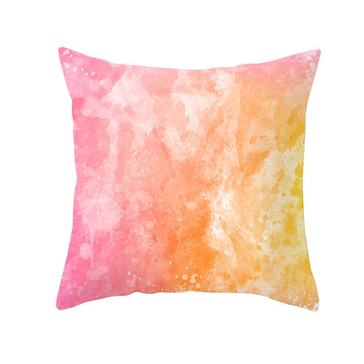 

〖Follure〗Geometric Print Polyester Square Pillow Case Sofa Cushion Cover Home Decor A
