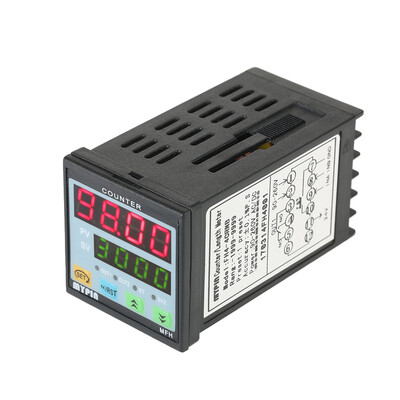 

MYPIN Multi-purpose Preset 4 Digital Counter Intelligent 90-265V ACDC Length Counter Length Meter Machine Relay Output PNP NPN