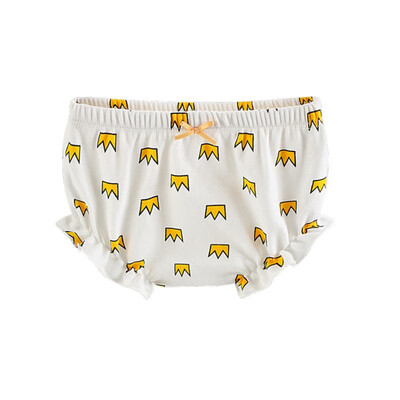 

Casual Fashion Kids Baby Cotton Panties Baby Girl Cute Ruffle Shorts Children Ice Cream Printing Underpants Kids Briefs