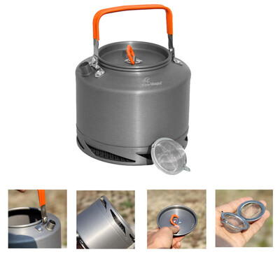 

Portable Anodized Aluminum 15L Fire Maple FMC-XT2 Heat Collecting Exchanger Kettle Tea Coffee Pot Outdoor Camping Picnic Cookware