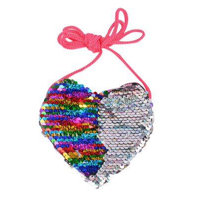 

Children Mini Sequin Zipper Cross-body Handbag Fashion Kids Shoulder Messenger Bag