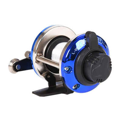 

50M Wire Mini Metal Bait Casting Spinning Boat Ice Fishing Reel Fish Water Wheel Baitcast Roller Coil Red Blue