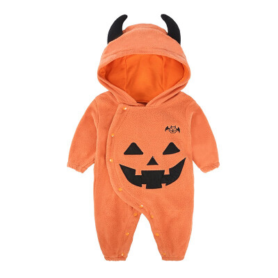 

Newborn Baby Romper Toddler Autumn Winter Clothes Halloween Baby Kid Pumpkin Long Sleeve Jumpsuits Baby Boy Girls Clothing 0-24M