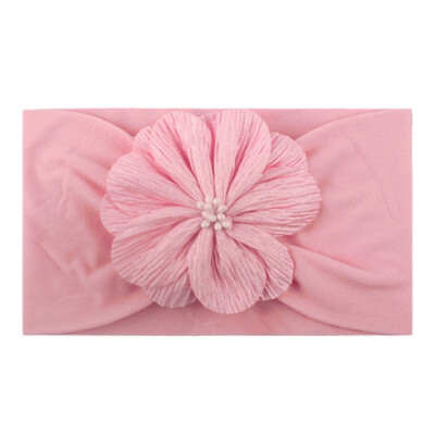 

Infant Headbands Floral Cotton Turbante Headband For Girls Elastic Newborn Baby Girl Headbands Baby Hair Accessories