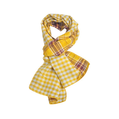

Autumn Winter Casual Fashion Baby Plaid Printing Scarf Childrens Warm Neckerchief
