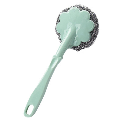

Toponeto Home Kitchen with Handle Wire Ball Brush Dishwashing Pot Brush