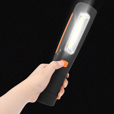 

〖Follure〗3W COB LED Magnetic Flexible Inspection Lamp Hand Torch Work Light USB Charging