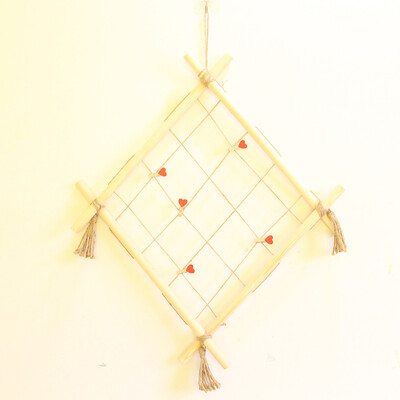 

Gobestart Home Wall Hanging Polygon decoration Pendant Wooden Photo frame picture Display