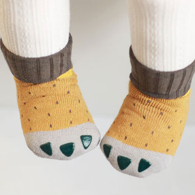 

0-3Y Newborn Baby Lovely Cartoon Animal Boat SocksCotton Anti Slip Socks Sets