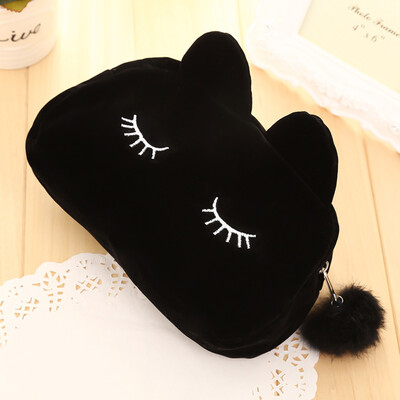 

Lovely Cartoon Cat Bag Cosmetic Purse Storage Pencil Case Pen Girls Kids UK