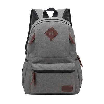 

Tailored Men & Women Fashion Travel Backpack Solid Color Oxford Cloth Student Bag