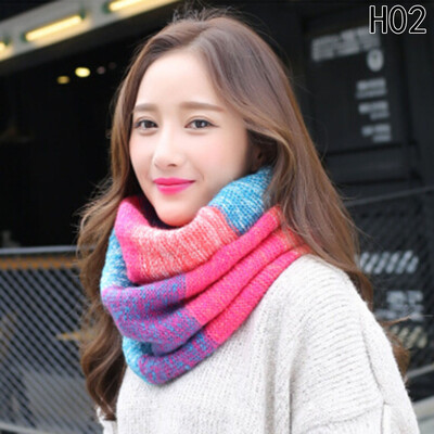 

Women Winter Knitted Crochet Wool Scarf Shawl Long Snood Tube Warmer Neck Wrap