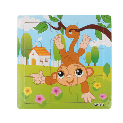 

〖Follure〗Wooden Monkey Jigsaw Toys For Kids Education And Learning Puzzles Toys