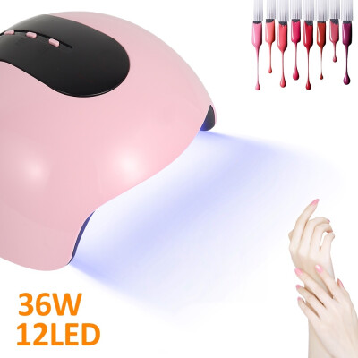 

New 36W LEDUV Lamp Timing Intelligent Induction Nail Lamp Nail Polish Dryer