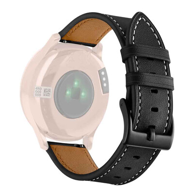 

〖Follure〗Leather Wrist Watch Strap Band Buckle Belt Replaceme For Garmin vivomove HR