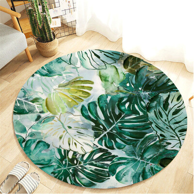 

〖Follure〗Botany Elements Blanket Round Bathroom carpet 60cm