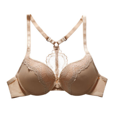 

Push Up Sleeveless Free Backless Sexy Front Closure Sexy Fashion Womens Front Closure Lace Racer Back Push Up Bra Dropshipping
