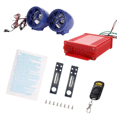 

Mini Outdoor Portable Motocycle Audio System DC 12V MP3 Vehicle-mounted Music Player Sound Box Smart Remote Control Stereo Speaker