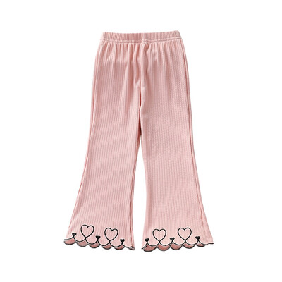 

Kids Leggings Autumn Girls Leggings Children Cute Stretchy Warm Heart-shaped print Trousers Bottoms Candy Girls Pants 25