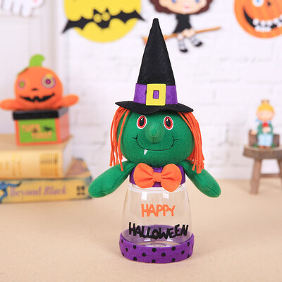 

〖Follure〗Pumpkin Ghost Shape Candy Box Funny Halloween Box Candy Jar Candy Transparent