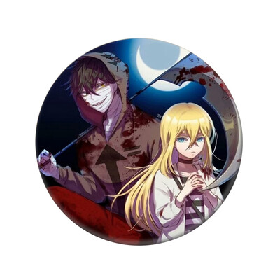 

1pcs Anime Angels of Death Cosplay Badge Cartoon Rachel Gardner Ray Brooch Pins Zack Collection bags Badges for Backpacks