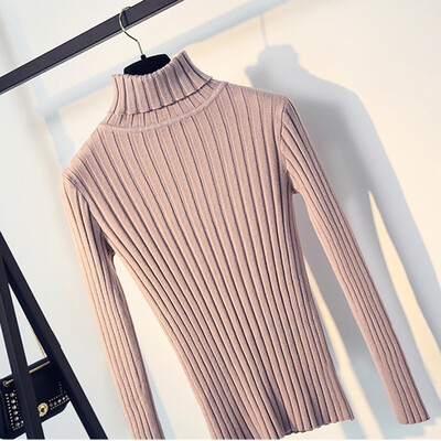 

Warm Women Turtleneck Sweater 2018 Autumn Winter Knit Women Sweaters And Pullover