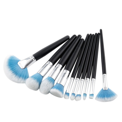 

10Pcs Pro Cosmetic Makeup Brushes Set Powder Foundation Eyeshadow Eyeliner Lip Make up Brush Beauty Tools Maquiagem 3 Colors