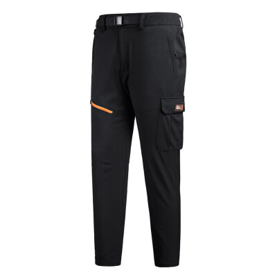 

Gobestart Men Waterproof Windproof Mountain-Climbing Thicken Detachable Long Pant Trousers