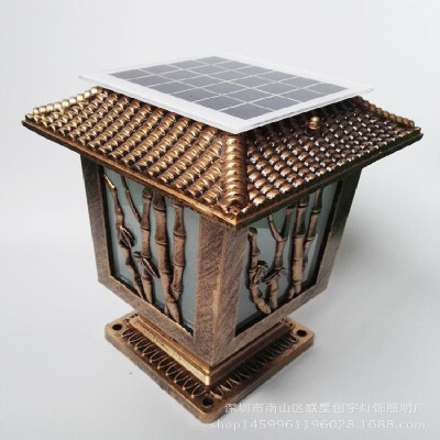 

Solar Wall Pillar Lamp Outdoor Home LED Lighting Landscape Light Garden Garden Square Door Light