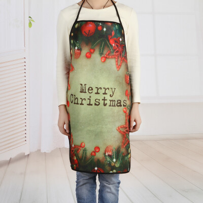 

Toponeto Christmas Decoration Waterproof Apron Christmas Dinner Party Apron